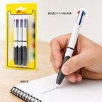 120 Pieces 4-in-1 Ball Pens with Cushioned Grip, 1.0 mm, 3-Pack