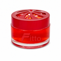 72 Pieces Fresh Gel Air Freshener, Forest Fruits Scent, Red Jar, 8 x 8 x 7 cm