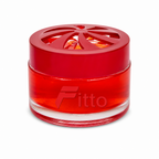 72 Pieces Fresh Gel Air Freshener, Forest Fruits Scent, Red Jar, 8 x 8 x 7 cm