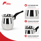 96 Pieces Stainless Steel Coffee Warmer Pot with Bakelite Handle, 12 oz