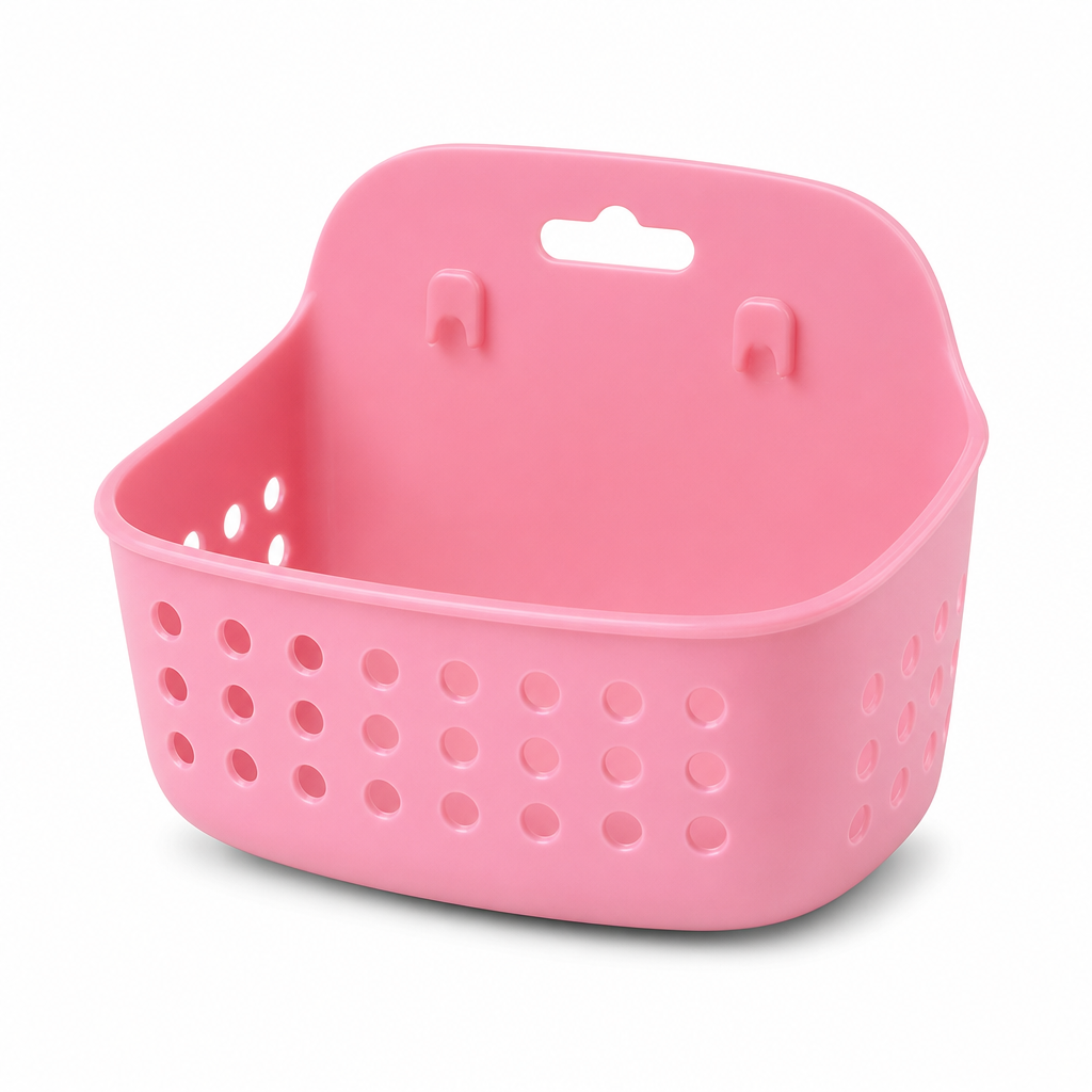240 Pieces Plastic Kitchen Scrubber Holder, Pink, 12 x 9 x 8 cm