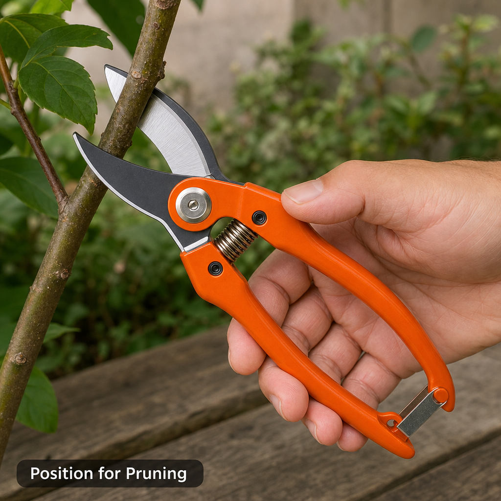 96 Pieces Bypass Pruning Shears, 8 Inch Orange Garden Hand Tools, 1 Piece