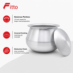 96 Pieces Anodised Aluminium Stockpot with Lid, 12 Inch, Silver