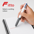 240 Pieces 4-in-1 Ball Pens with Cushioned Grip, Selectable Writing Colours, 1.0 mm