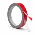 120 Pieces Double-Sided Mounting Tape, Grey Adhesive Roll with Red Release Film, 10 mm x 5 m, 1 Roll