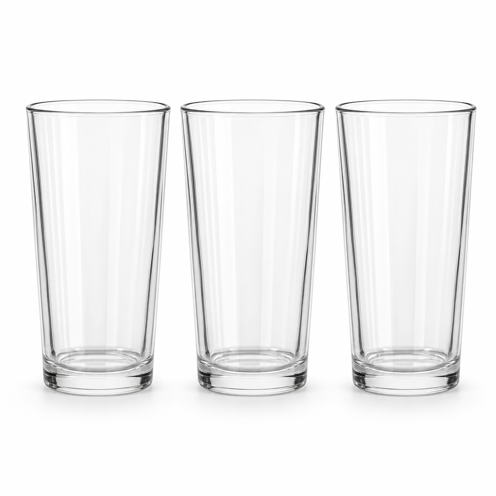 96 Pieces Glass Tumbler Set, 245 ml, Clear, 3 Pieces