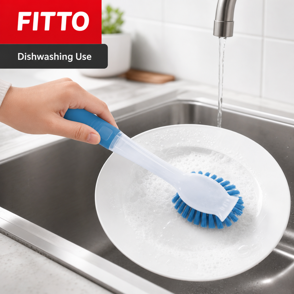 120 Pieces Dish Brushes with Long Handle, Assorted Colour, 29 cm, Single Piece