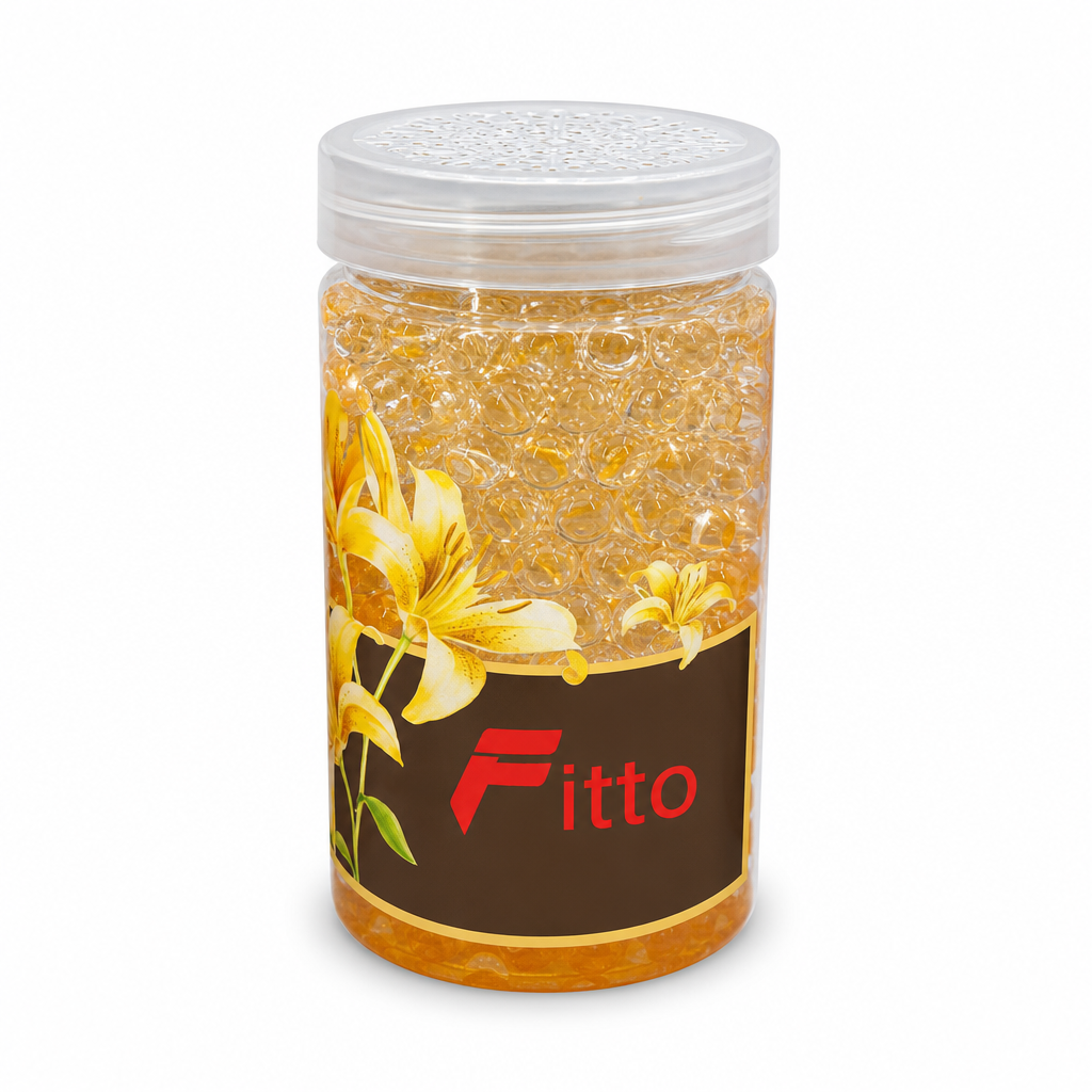 96 Pieces Jelly Bead Home Air Fresheners, Lily Scent, 400 ml