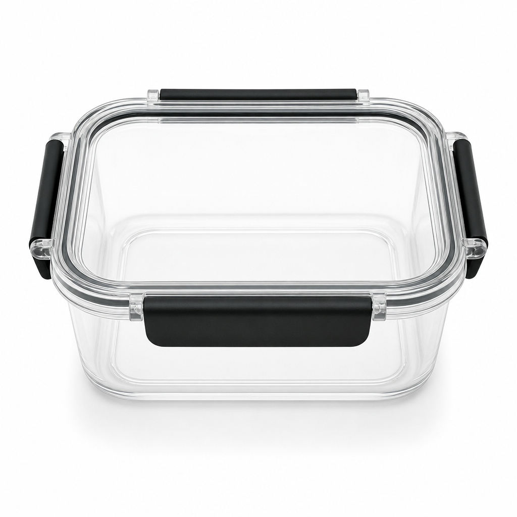 96 Pieces Leak-Proof Sealed Food Storage Containers, 500 mL, 15 x 11 x 6.5 cm