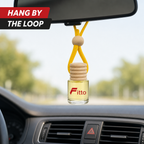 144 Pieces Hanging Bottle Car Air Fresheners, Vanilla Scent, 8 x 4 x 4 cm