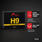 48 Pieces H-9 Dual Layer Glass Coating, 100 ml, Water-Repellent Automotive Surface Treatment
