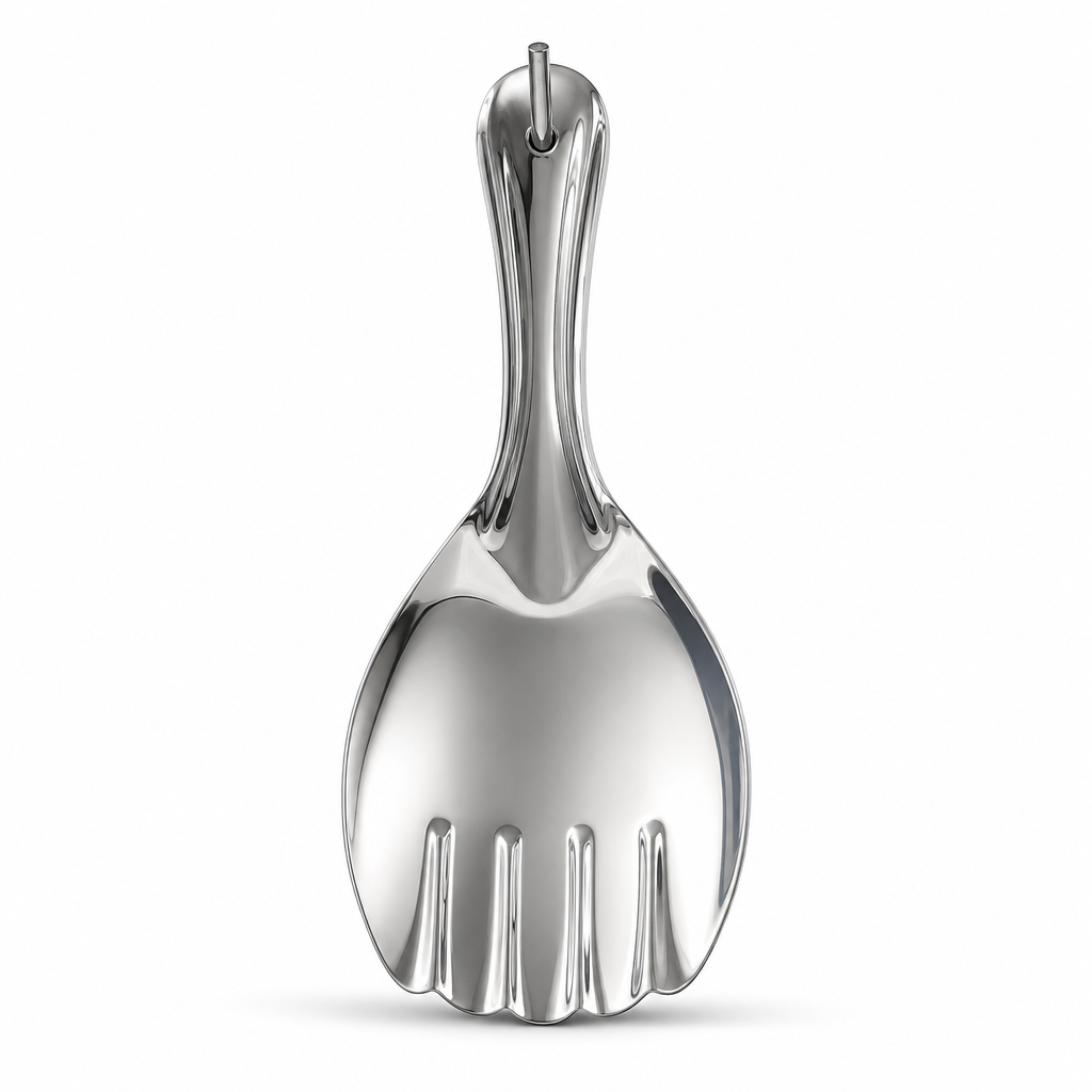 144 Pieces Stainless Steel Rice Spoon, 25 cm, Broad Serving Head for Rice and Table Use