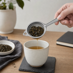 96 Pieces Stainless Steel Tea Strainers with Handle, Fine Mesh, 7.75 cm