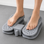 60 Pieces Grey and White Acupoint Foot Massager, Raised Node Foot Platform, 1 Piece