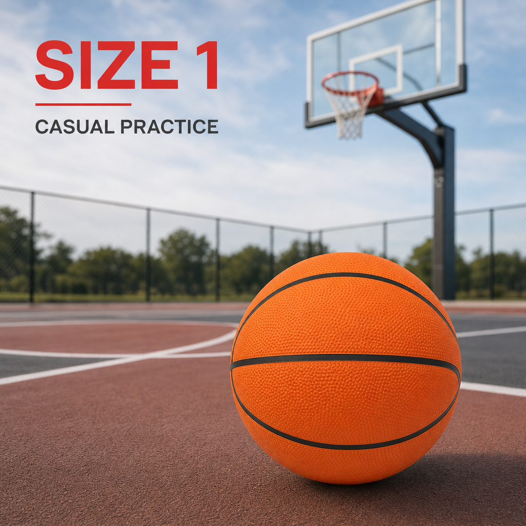 96 Pieces Mini Basketball Size 1 Single Ball for Practice and Casual Play