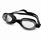 96 Pieces Swimming Goggles for Training, Adjustable Strap, Clear Lenses, Black