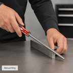 120 Pieces Metal Hand File with Plastic Handle, 30 cm, Red and Silver, 1 Piece