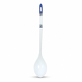 144 Pieces Curry Ladle, Melamine Serving Spoon with Decorative Handle, White, 32 cm