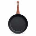 72 Pieces Non-Stick Frying Pan, 28 cm, Black Round Cookwares with Long Handle