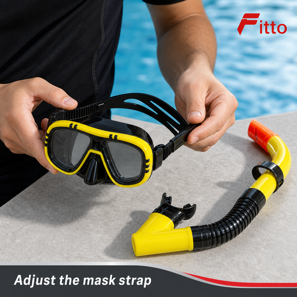 72 Pieces Swimming Mask and Snorkel Set, Yellow, 1 Piece
