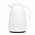 72 Pieces Vacuum Flask with Glass Refill, 1 Litre, White and Gold