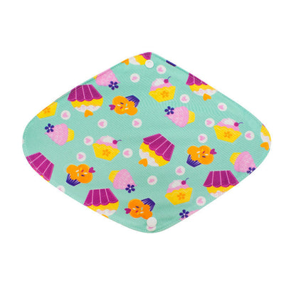 Eco-Friendly Reusable Cloth Menstrual Pads - Multicolored Patterns
