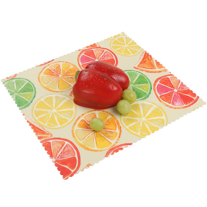 Multicolored Reusable Beeswax Food Wraps for Eco-Friendly Storage