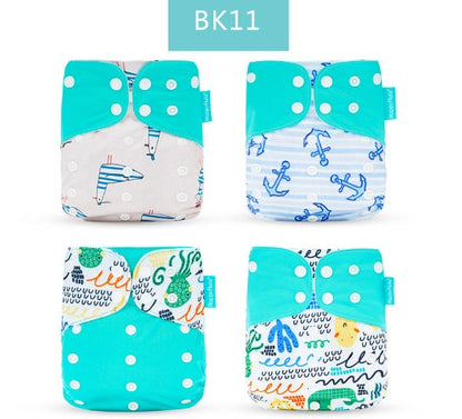 Eco-Friendly Reusable Cloth Diapers - Sustainable, Adjustable, and Gentle on Baby's Skin