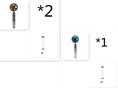 Water-Saving Handheld Shower Head with 360° Rotation and Adjustable Angles