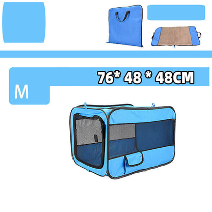 Portable Eco-Friendly Pet Crate for Travel and Home