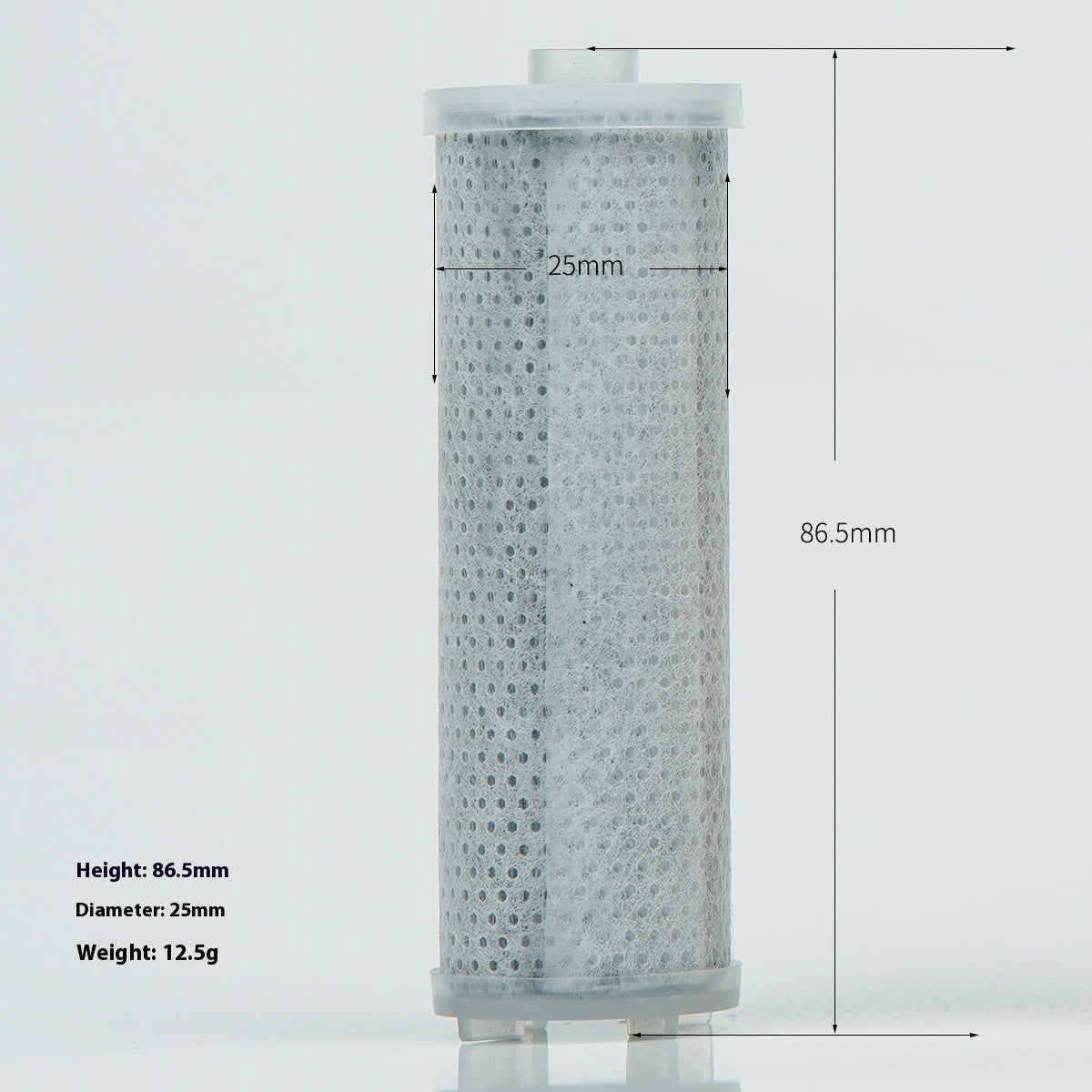 Water-Saving Silver Handheld Shower Head with Red Nozzle