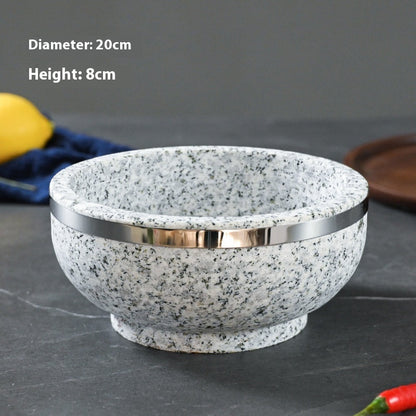 Eco-Friendly Natural Stone Bowl for Kitchen & Bathroom