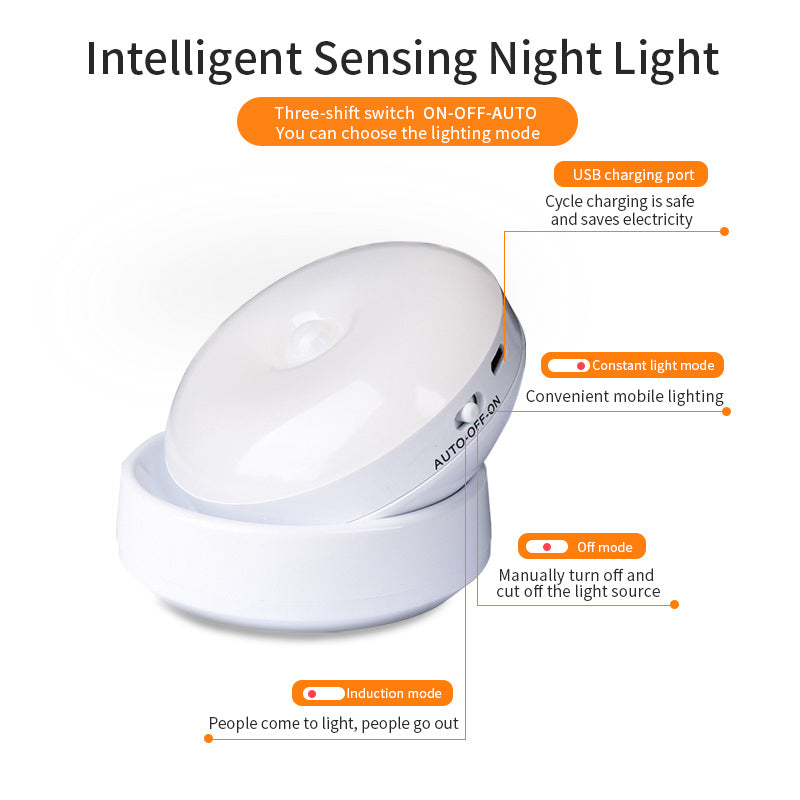 Motion Sensor LED Light - Energy-Efficient, Automatic, Portable