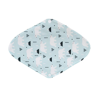 Eco-Friendly Reusable Cloth Menstrual Pads - Multicolored Patterns