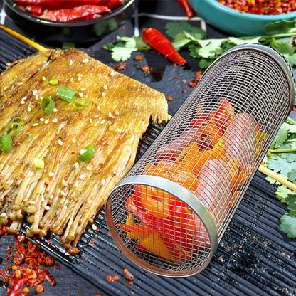 Stainless Steel Grill Basket for Even Cooking