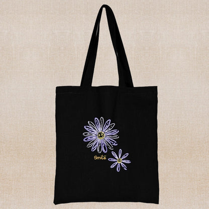 Eco-Friendly Daisy Tote Bag - Sustainable, Reusable, Durable