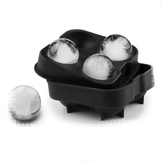 Eco-Friendly Silicone Ice Ball Mold in Black