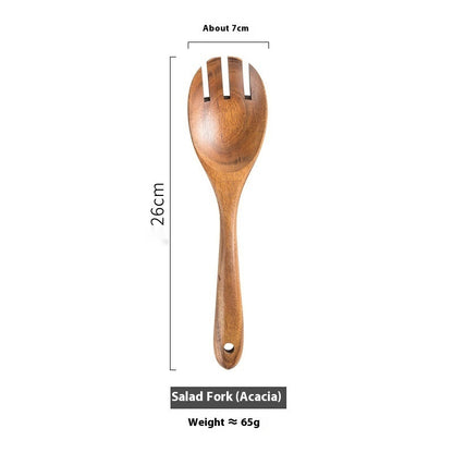 Eco-Friendly Wooden Kitchen Utensils Set - Sustainable & Biodegradable