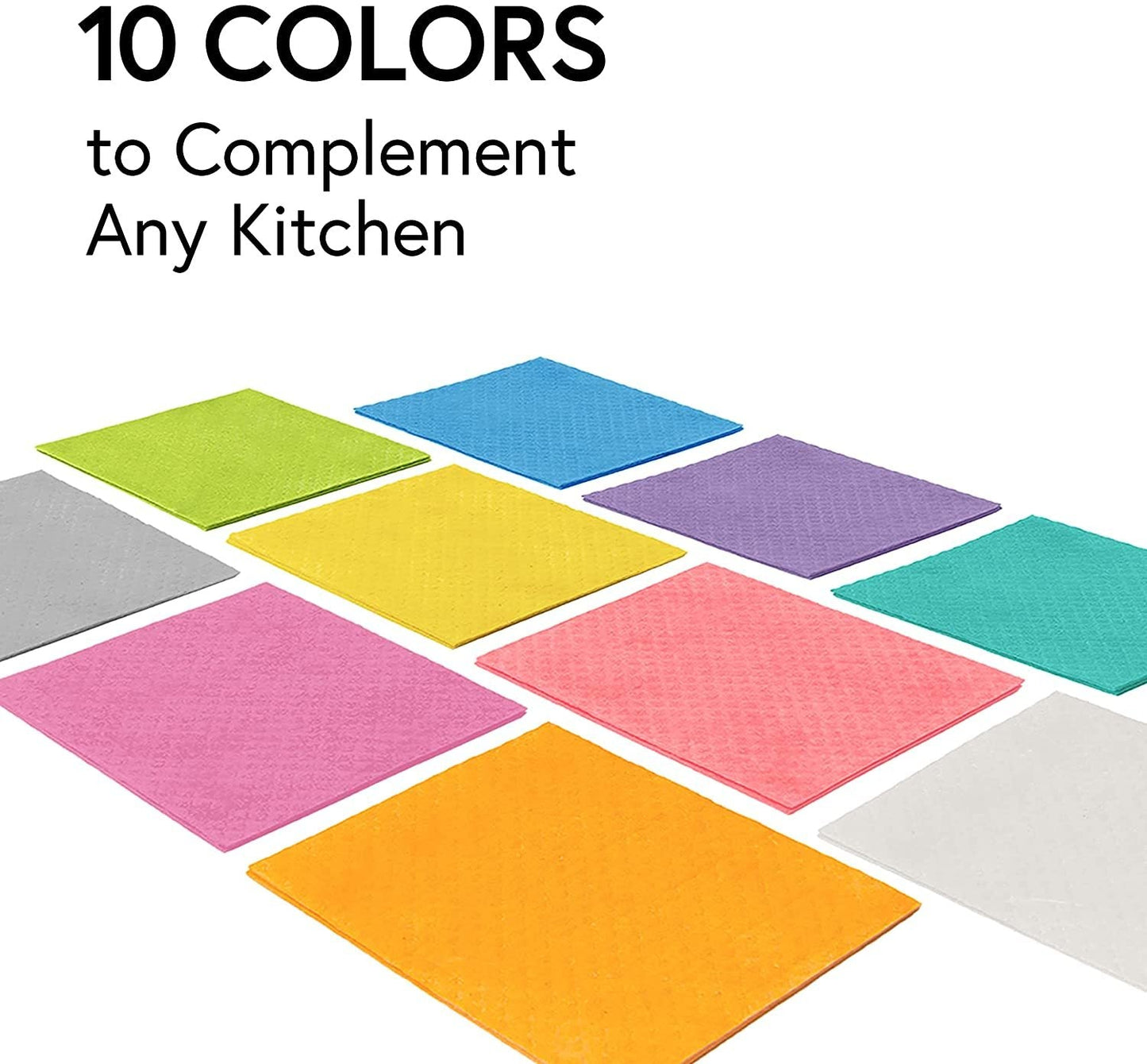 Eco-Friendly Swedish Dishcloth - Green Biodegradable Cleaning Cloth
