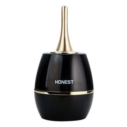 Eco-Friendly Black & Gold Oil Lamp - Sustainable Lighting Solution