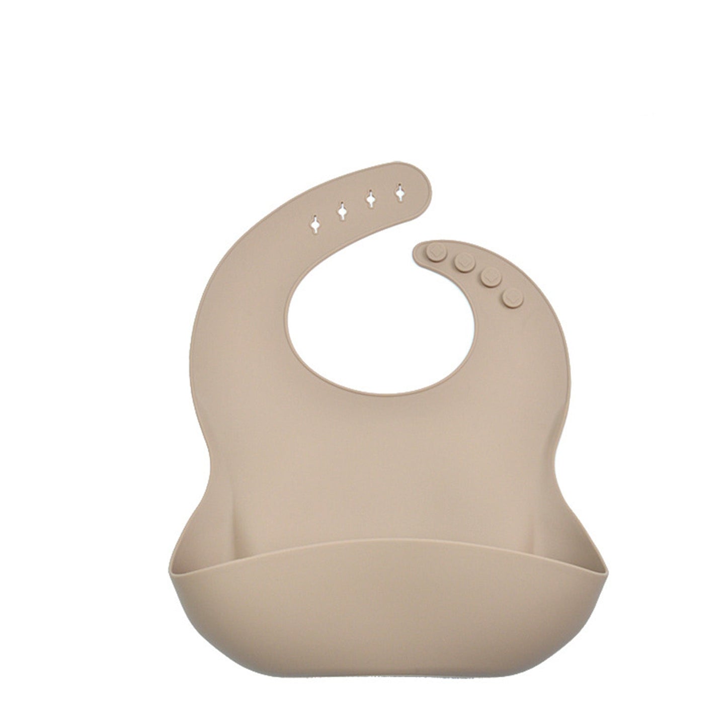 Eco-Friendly Silicone Bibs with Catch Pocket - BPA Free, Dishwasher Safe