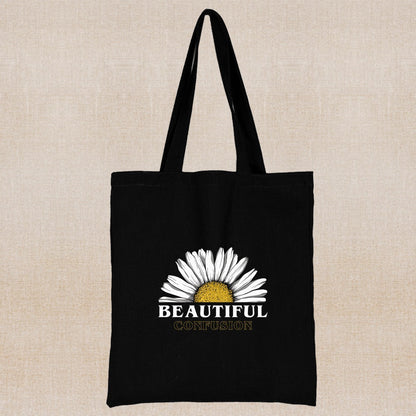 Eco-Friendly Daisy Tote Bag - Sustainable, Reusable, Durable