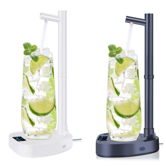Eco-Friendly Countertop Water Dispenser in White and Black