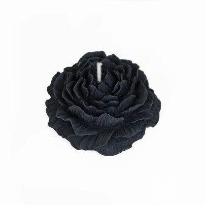 Eco-Friendly Pink Flower Candle - Natural Wax, Decorative & Biodegradable