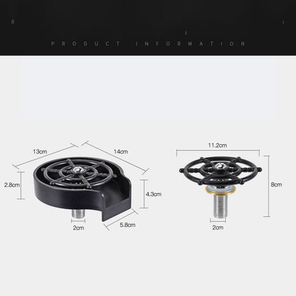 Quick Cup Wash ABS Bar Washer - Water-Saving Circular Spray