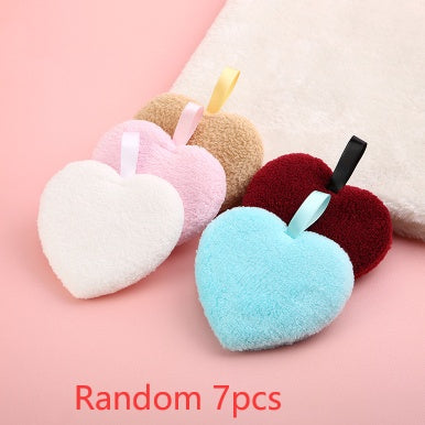 Eco-Friendly Heart-Shaped Bath Sponges - Reusable & Biodegradable