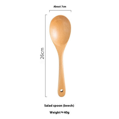 Eco-Friendly Wooden Kitchen Utensils Set - Sustainable & Biodegradable