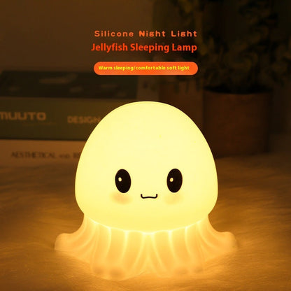 Octopus Night Light - Soft Yellow Glow, Energy-Efficient LED