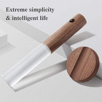 Eco-Friendly Wall-Mounted Night Light with Wood Finish