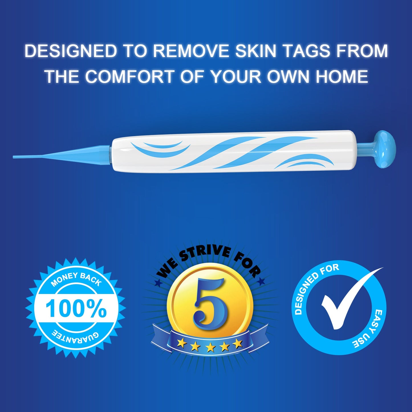 Eco-Friendly Auto Skin Tag Remover Kit - Reusable Personal Care Tool